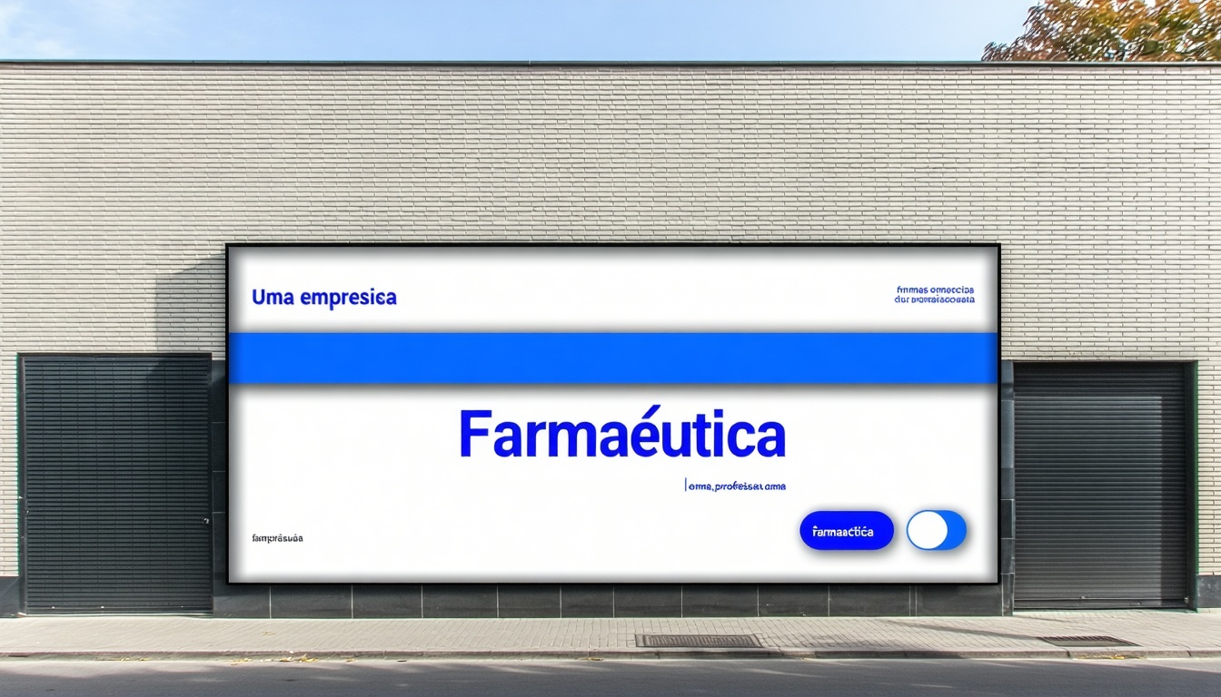 Logo de uma empresa farmacêutica